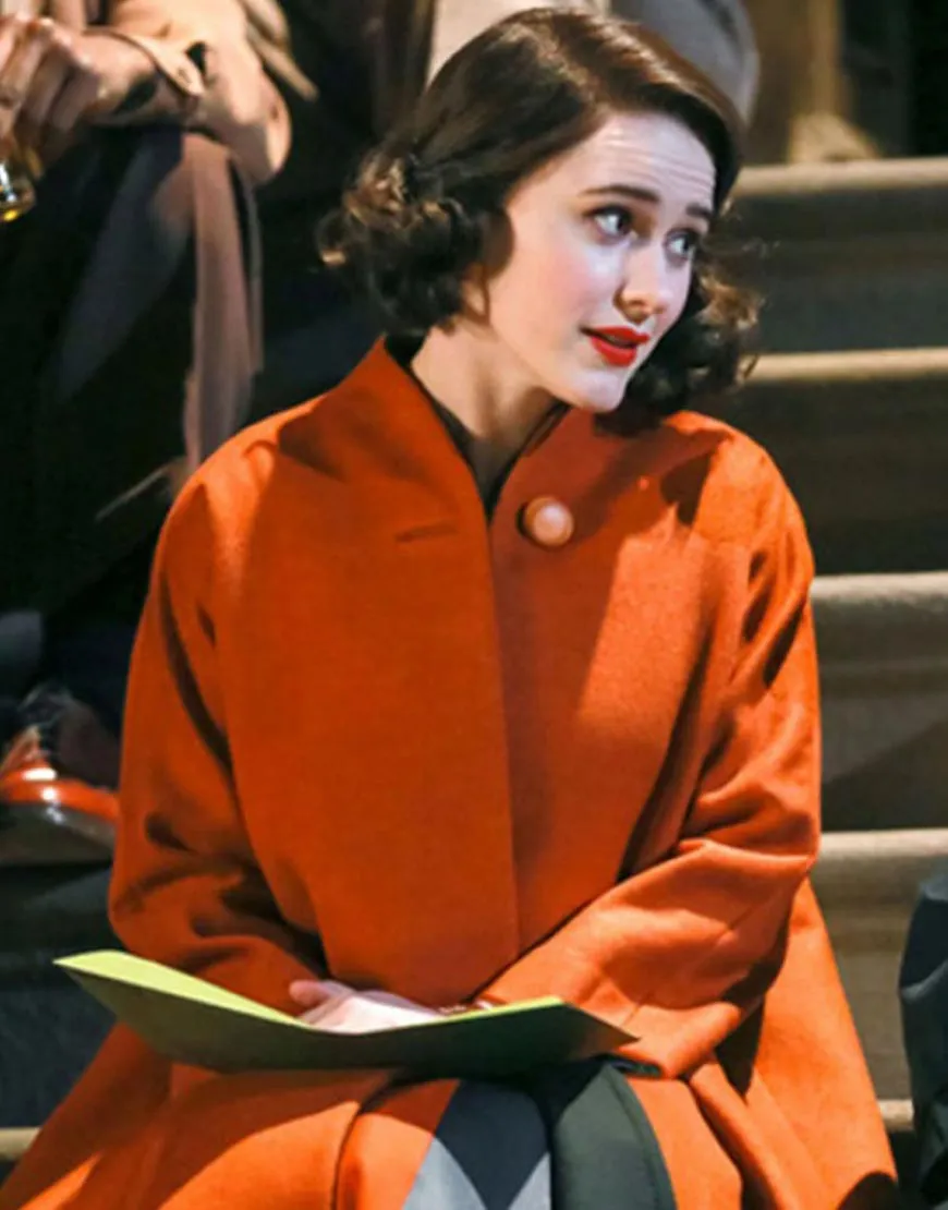 The Marvelous Mrs.Maisel Rachel Brosnahan Wool Coat 